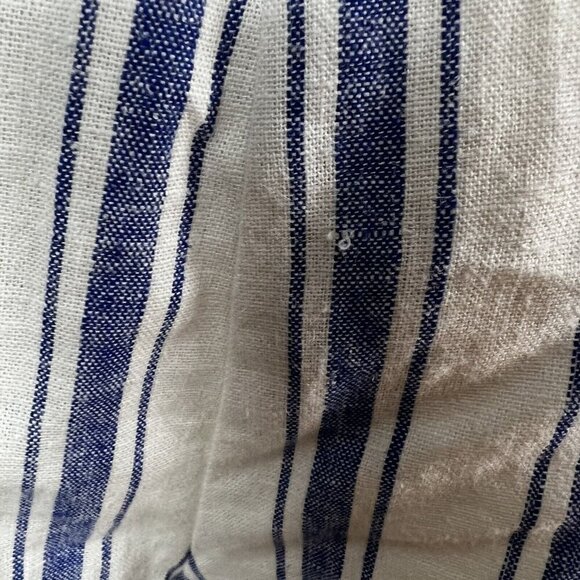 BODEN St‎ Ives Striped 6" Shorts Linen Blend Paperbag Size 4 Nautical Belted - Picture 5 of 13